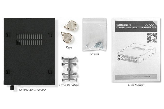 EAN 4711132869668 - Icy Dock MB492SKL-B panel bahía disco duro Negro imagen 11