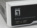 Levelone Nvr-1332 Grabador De Vídeo En Rojode 32 Canales H.265
