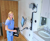 Ergotron Lx Wall Mount System Pared, Soporte De Pared Plateado/Negro, Pared, 13,4 Kg