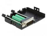 Delock D-Sub 15 M > Terminalblock Con Caja