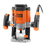 EAN 5035048658284 - Black & Decker KW1200E-QS fresadora y desbastadora Negro, Naranja 28000 RPM 1200 W imagen 1