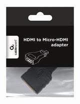 Gembird Adaptador Hdmi A Micro Hdmi H/M Negro  A-Hdmi-Fd