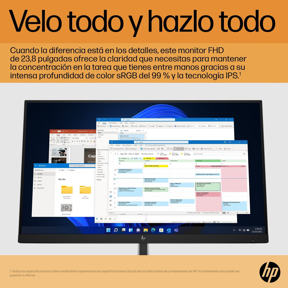 EAN 5715063139233 - HP E-Series E24 G5 FHD Monitor pantalla para PC 60,5 cm (23.8") 1920 x 1080 Pixeles Full HD LCD Plata, Ne imagen 7