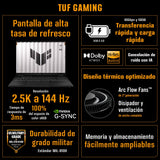 Portátil Gaming Asus Tuf Gaming A18 Fa808um S8005 18" Wuxga Amd Ryzen 7 260 32 Gb 1 Tb Ssd Geforce Rtx 5060 Sin Sistema Operativo
