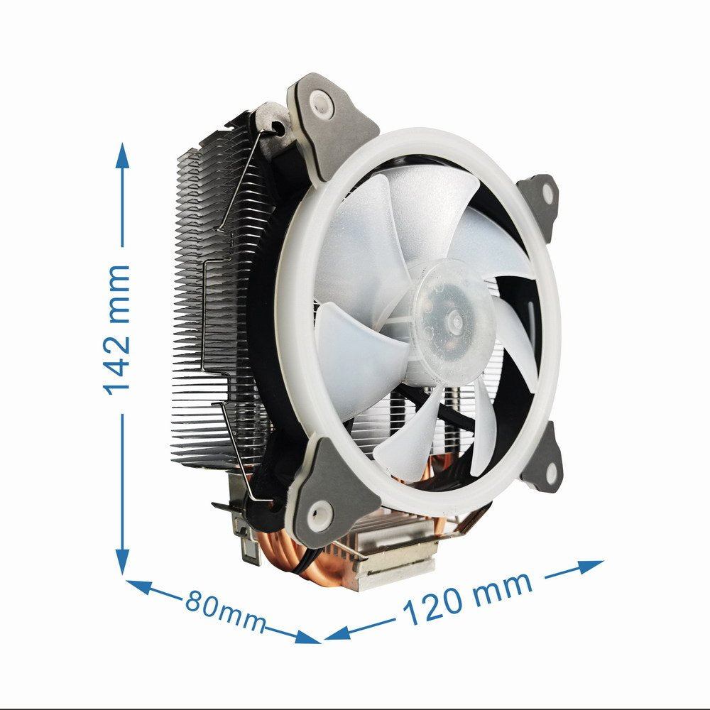 EAN 8716309123921 - Gembird CPU-HURACAN-ARGB-X130 sistema de refrigeración para ordenador Procesador Refrigerador de aire 12  imagen 7