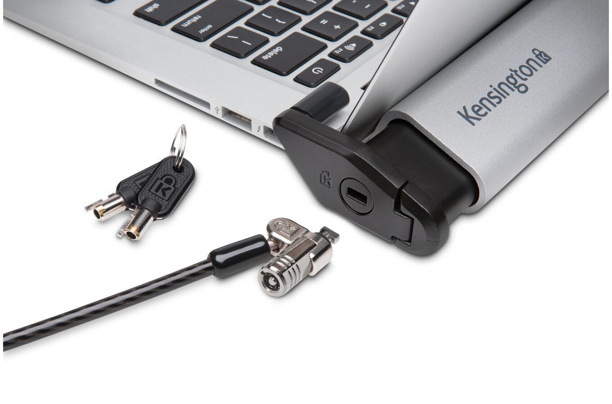 Kensington Dispositivo De Anclaje De Portátiles 2.0 Sin Candado Con Llave Maestra  Para Macbook Y Ultrabook  De 11" A  15 6"  Plata  2 Años