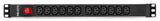 Regleta Con Interruptor Salicru Sps 12f Pdu 12 Tomas De Corriente Cable 1.5m Negra