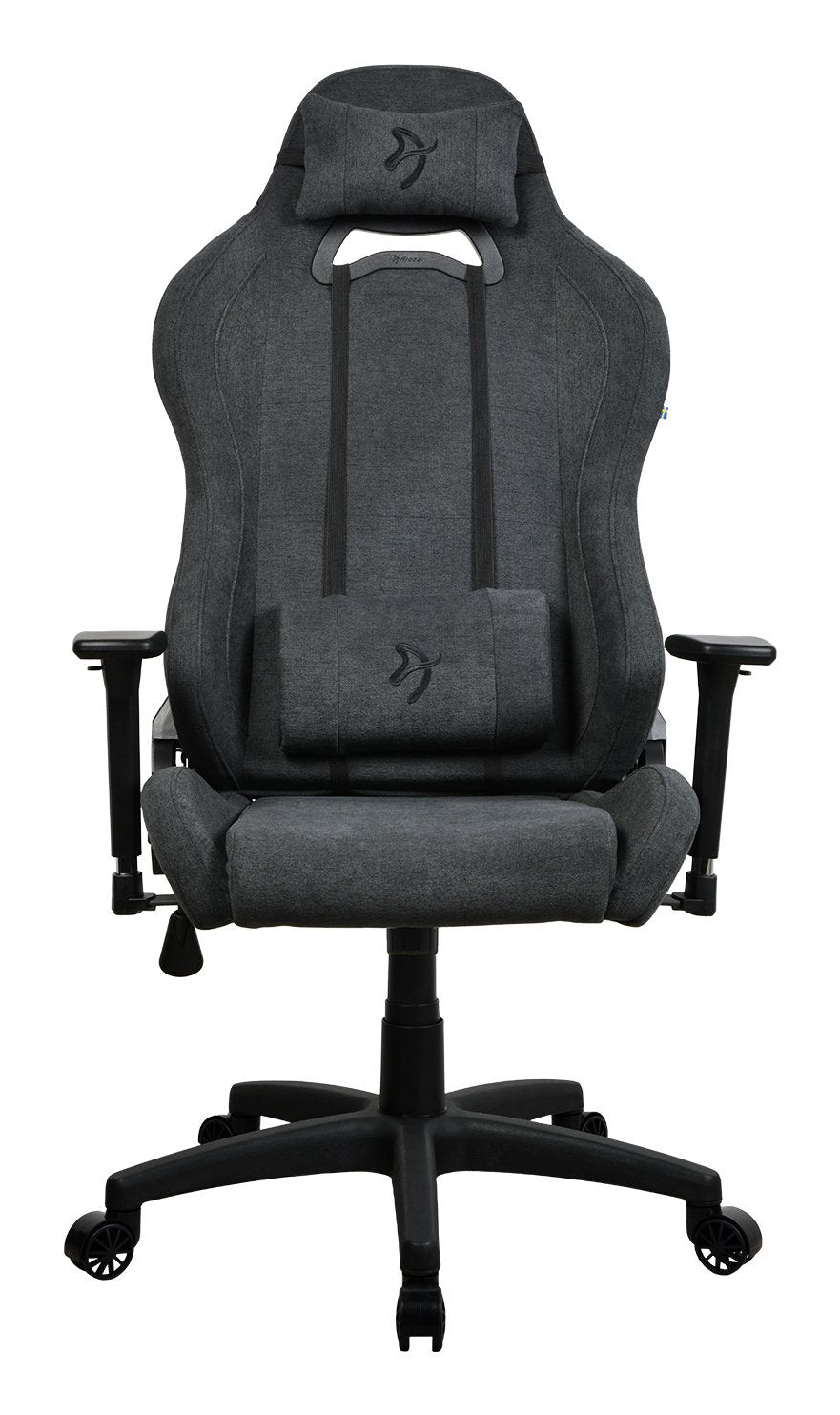 Silla Gaming Arozzi Torretta De Tejido Suave -Gris Oscuro