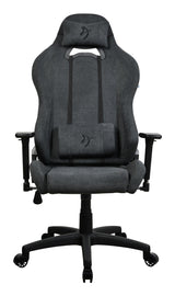 Silla Gaming Arozzi Torretta De Tejido Suave -Gris Oscuro