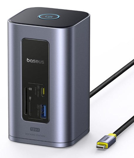 Baseus Nomos Nu I Air Spacemate 12-In-1 Docking Station Space Grey