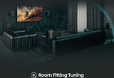 Barra De Sonido Hisense Ht Saturn 4.12. Dolby Atmos Subwoofer Inalámbrico 480 W Negro