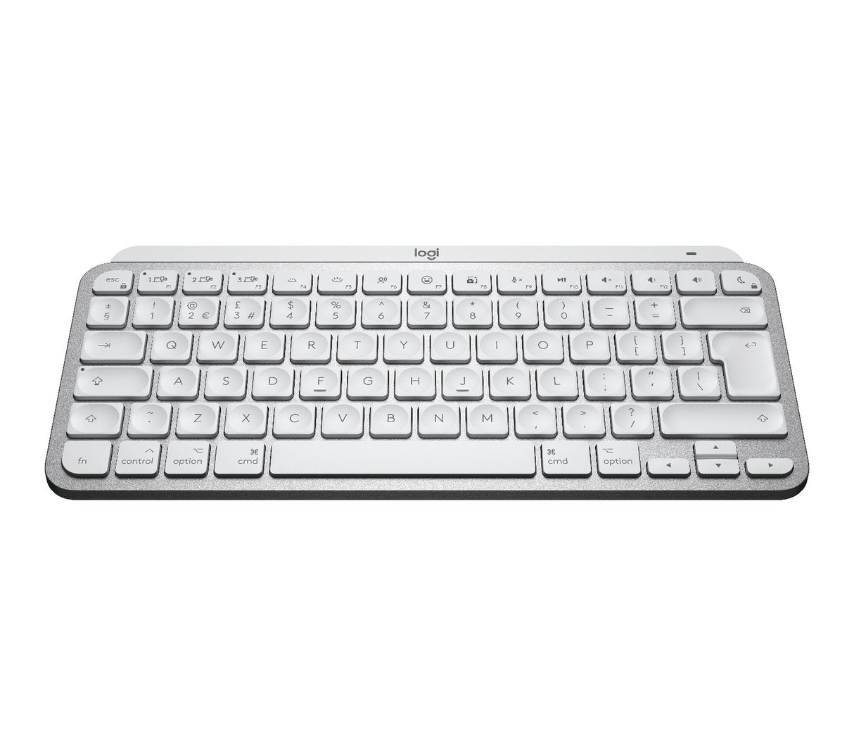 Logitech Mx Keys Mini For Mac Teclado Retroiluminación Bluetooth Qwerty Reino Unido Gris Pálido