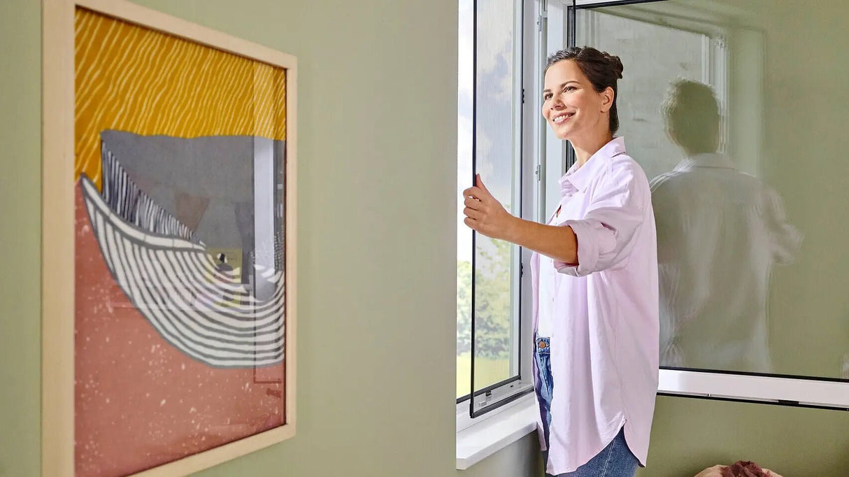 EAN 4063565258503 - TESA 55360-00000-00 red anti mosquitos Ventana Antracita imagen 4