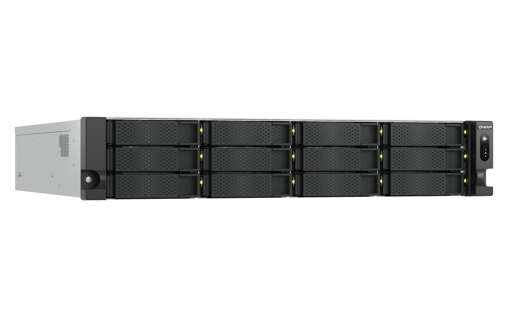EAN 4711103084663 - QNAP TS-H1277AXU-RP NAS Bastidor (2U) AMD Ryzen™ 5 16 GB DDR5 0 TB QuTS hero Negro imagen 2