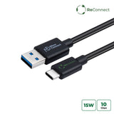EAN 5715063596128 - Microconnect ECO-USB3.2CA1 cable USB USB 3.2 Gen 2 (3.1 Gen 2) 1 m USB A USB C Negro imagen 1