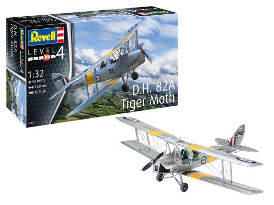Revell D.H. 82a Tiger    Moth 1/32
