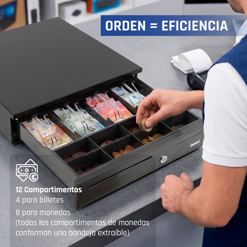 EAN 8435364319307 - iggual IRON-20 Cajón de efectivo automático y manual imagen 13