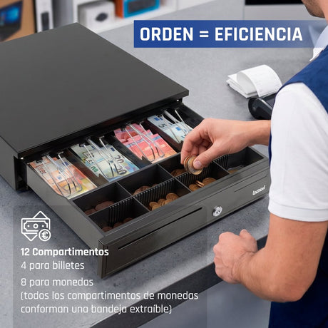 EAN 8435364319307 - iggual IRON-20 Cajón de efectivo automático y manual imagen 13