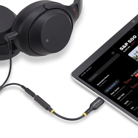 EAN 0065030898225 - StarTech.com USBCAUDIO2 cambiador de género para cable USB Type-C 2.0 3.5 mm Negro imagen 6