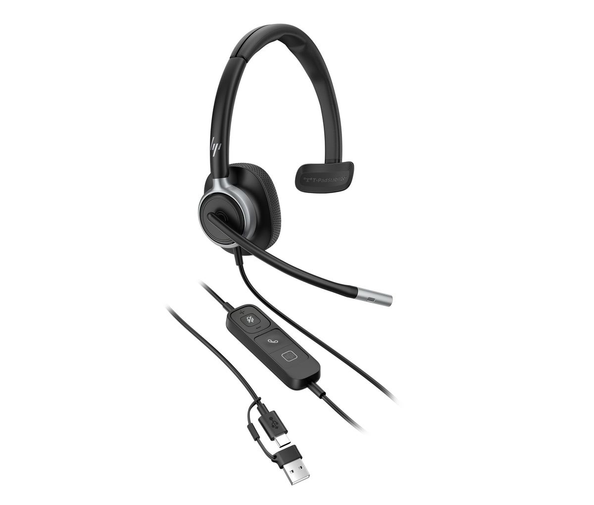 EAN 0199764365583 - HP Poly Mission 615 Monaural USB Wired Headset (Bulk) Alámbrico Diadema Oficina/Centro de llamadas USB Ty imagen 21