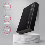 EAN 8595247906809 - Axagon EE35-GTR USB-C 5Gbps - SATA 6G, 3.5 RIBBED box BLACK - USB Typ C Caja de disco duro (HDD) Negro 3. imagen 2