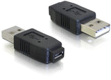 EAN 4043619650293 - DeLOCK Adapter USB micro-A+B female to USB2.0-A male USB 2.0 A Negro imagen 1