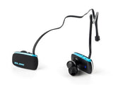 Auriculares Inalámbricos Deportivos Elbe Abt-038-Dep Con Micrófono Bluetooth Azul Y Negro