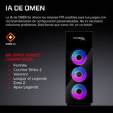 Pc Sobremesa Hyperx Omen Max 45l Gt24-0001ns Intel Core Ultra 7 270k Plus 32gb 2tb Ssd Rtx 5080 Windows 11 Wifi7