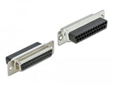Delock D-Sub 25 Pin Buchse Zu Rj45 Buchse Montagesatz Grau