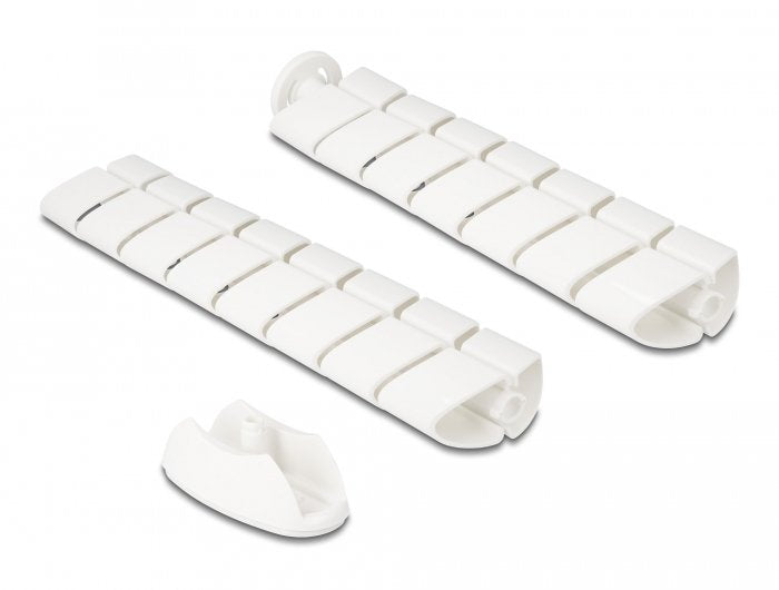 Delock Cablekanal Für Schreibtisch 740 X 75 Mm Höhenverstellbar Weiss