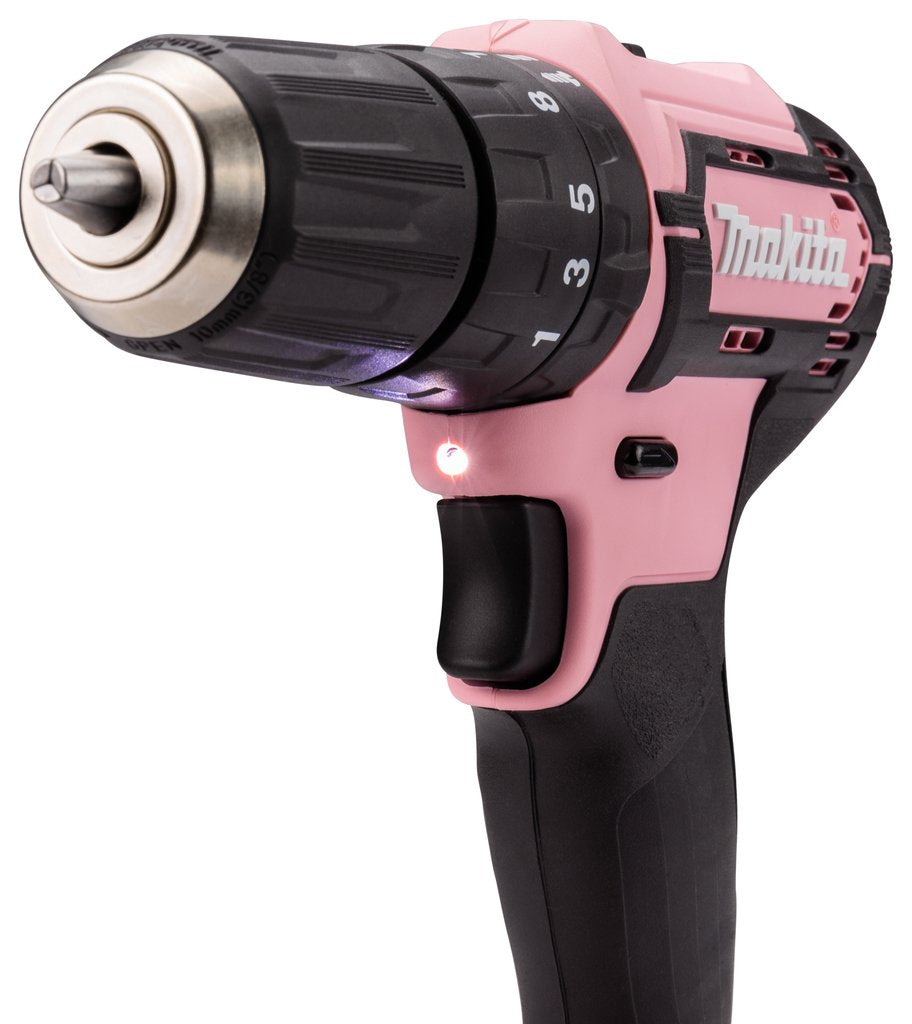 Taladro Combinado Inalambrico Makita Hp333dsap1 Rosa