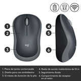 EAN 5052883525472 - Logitech 910-002235 ratón Oficina Ambidextro RF inalámbrico Óptico 1000 DPI imagen 5