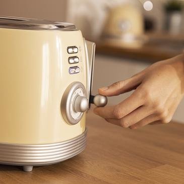 Tostador Cecotec Toast&Taste 800 Vintage Light 850w Amarillo Claro