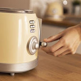 Tostador Cecotec Toast&Taste 800 Vintage Light 850w Amarillo Claro