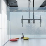 Aisens Soporte De Techo Pro Inclinable, Extensible Y Nivelable Para Monitor/Tv 120kg De 60-120, Negro