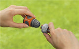 Gardena 18216-20 Accesorio Para Manguera Conector De Manguera De Plástico, Caucho Gris, Naranja 1 Pieza(S)