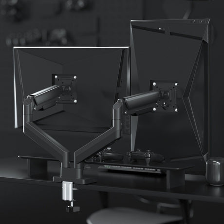 EAN 8716309135443 - Gembird MA-DA2-06 soporte para monitor 81,3 cm (32") Escritorio Negro imagen 6