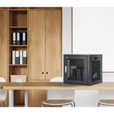 Manhattan Laptop Charging Cabinet Desktop Via Ac Adapter (Eu) 10-Bay, Install Device'S Ac Adapter (Power Cables) Into Unit, Suitable For All Laptops (To 16"), Ipads, Macbooks, Chromebooks, Other Portable Devices, Bays 380x30x280mm, Cart, Lo