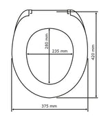 EAN 4008838722510 - WENKO 21901100 asiento de inodoro Tapa dura de inodoro Termoplástico Blanco imagen 6