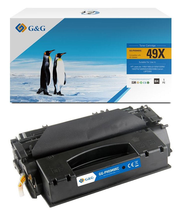 G&G Xl-Toner Compatible Con Hp 49x, Q5949x Canon 708h