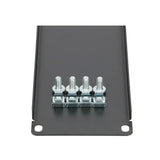 Extralink 2u 19" Panel Frontal Blank Black