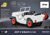 Cobi Jeep Willys Cj-2a, Juguetes De Construcción White Cobi-24518