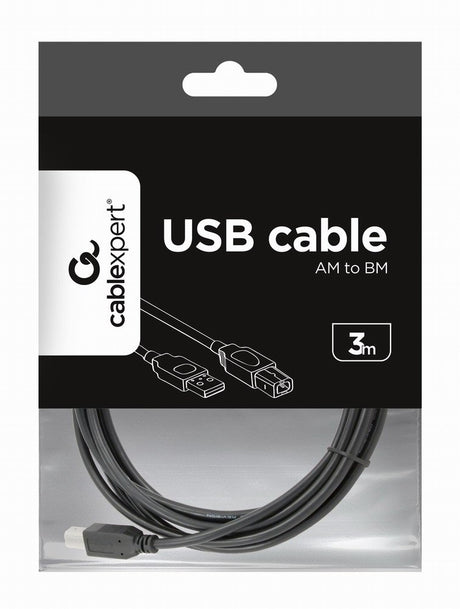 EAN 8716309041980 - Gembird CCP-USB2-AMBM-10 cable USB 3,04 m USB A USB B Negro imagen 3