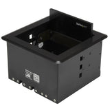 EAN 0065030864770 - StarTech.com BOX4CABLE organizador de cables Escritorio Caja de cables Negro 1 pieza(s) imagen 1