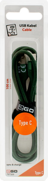 EAN 4010425973090 - 2GO 797309 cable USB 1 m USB B USB C Verde imagen 2