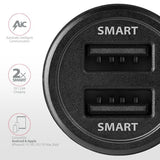 Axagon Pwc-5v5 24w Cargador De Coche 2x Port 2,4a