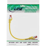 Cable De Red Inline S/Ftp Pimf Cat.6 250mhz Cobre Libre De Halógenos Amarillo 0.3m