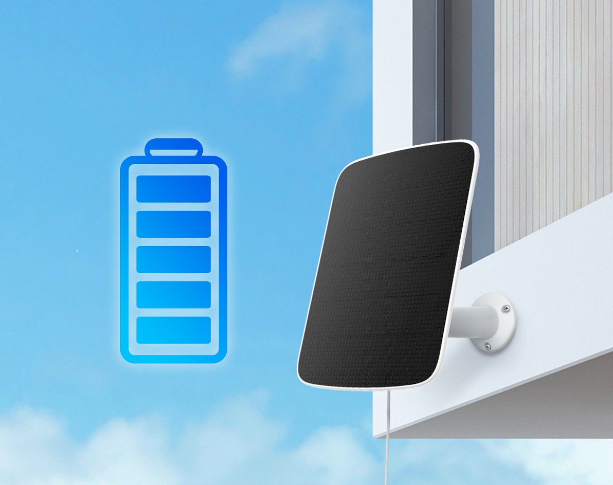Ezviz Cs-Cmt-Solar Panel-E, Solar Charging Panel For Eb8 Camera