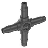 Gardena Micro-Drip-System Travesaño De 4,6 Mm (3/16"), Conexión (Gris Oscuro, 10 Piezas, Modelo 2023) 13214-20
