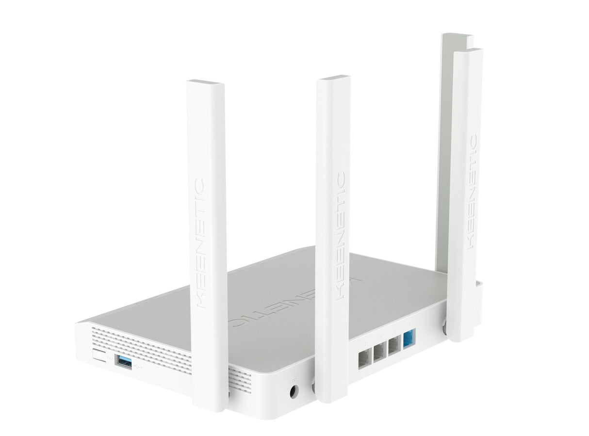 Router Wireless  Keenetic Wireless Router 1800 Mbps Mesh Wi-Fi 6 Usb 3.0 4x10/100/1000m Kn-3810-01eu